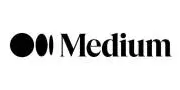 Logo do Medium plataforma de publicação de artigos, blogs e conteúdo digital