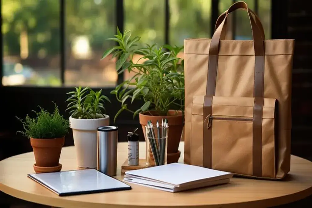 Brindes ecológicos corporativos sustentáveis como garrafas reutilizáveis, ecobags e produtos recicláveis para empresas